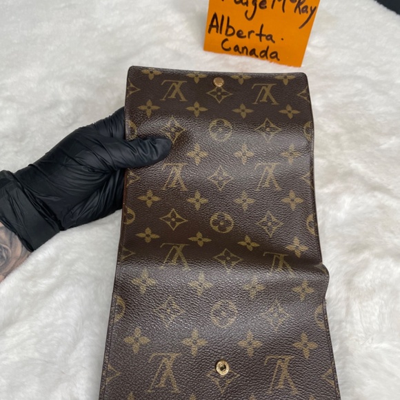 LOUIS VUITTON Monogram Porte Tresor Etui Papiers Trifold Wallet - Picture 9 of 9